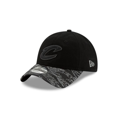 Cleveland Cavaliers Gorra | New Era NBA Tiger Flect 9twenty Adjustable Cap Mexico - Negros
